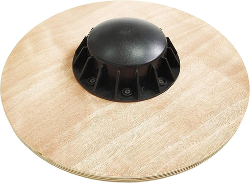 Signature Fitness Non-Slip Wooden Wobble Balance Board - Core Trainer with 360 Rotation for Stability