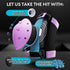 SKATEWIZ Skate Pads - Kids Skateboard Pads 8-14 - Smash - Size M/L in Blue Purple - Protection Gear Kit