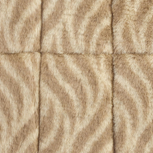 MidWest Homes For Pets QuiteTime Deluxe Wave Bolster Bed for Small Dogs, Tan, 24", Machine Wash and Dry