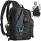 Piscifun Fishing Tackle Backpack with Rod & Gear Holder, Lightweight Water-Resistant Storage Bag