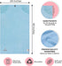 Dog Towel, Super Absorbent Quick Drying Microfiber Pet Towel for Dogs, Cats (40 x 24 Inches, Pink and Blue)