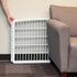 IRIS USA Dog Playpen Add-On Panels | 2-Panel 24" Pet Playpen | Foldable, Customizable, White
