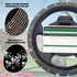 Universal Colorful Bling Crystal Rhinestones Golf Cart Steering Wheel Cover, Anti Slip, Great Gifts