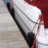 TaylorMade Big B Inflatable Vinyl Boat Fender, 6" x 15" for Boats 20-35', White