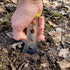 Ultralight Backpacking Trowel, 0.48 oz (13.5g), Yellow Lightweight Tool for Camping and Outdoor Activities