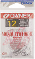 Owner American Mosquito Hook, #14, Chrome, 12 per Pack