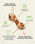 Canine Naturals Natural Peanut Butter Chew, Mini Knot, 12 Pack, 100% Rawhide Free Dog Treats with Real Peanut Butter