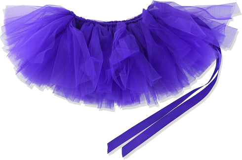 Handcrafted Purple Mesh Tutu for Large Dogs