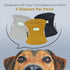 Wegreeco Washable Male Dog Belly Wrap - Pack of 3 - Small (Gold, Black, Grey)