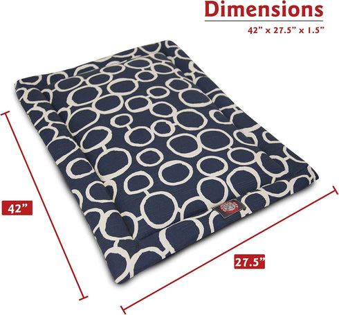 Majestic Pet Products 42" Fusion Navy Crate Dog Bed Mat