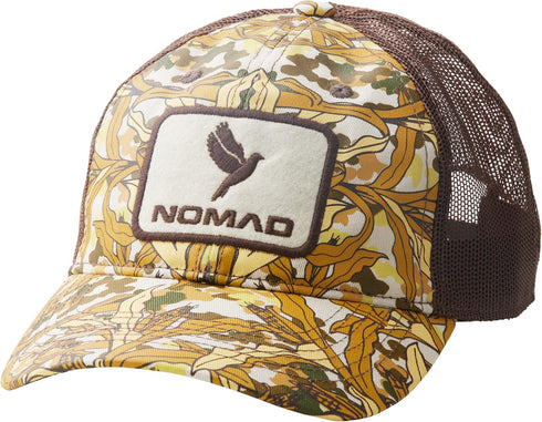 Nomad Men's Camo Hunting Cap with Patch, Adjustable Mesh Back