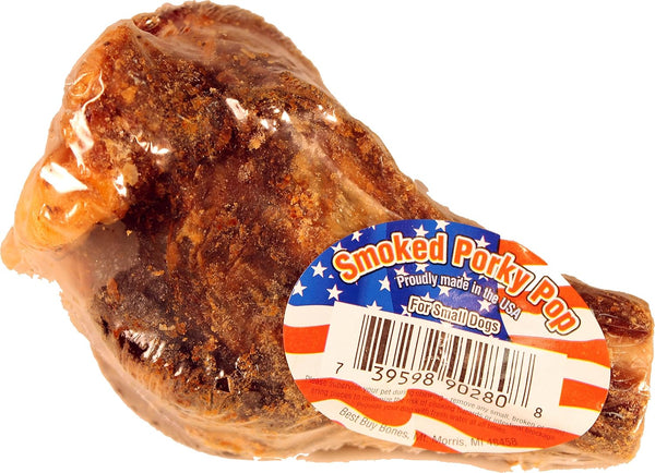 Best Buy Bones USA Smoked Porky Pop Bone Dog Natural Treat Pork Small