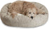 Majestic Pet 24" Charlie Beige Metallic Sherpa Bagel Bed