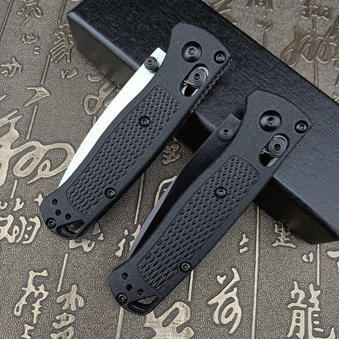Thumb Open Mini EDC Folding Pocket Knife, Axis Lock with 2.7'' 8Cr13MoV Blade, Glass Reinforced Nylon Handle