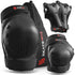 SKATEWIZ Skate Pads for Kids 8-14, Smash Size S in Black, Knee Pads for Roller Skating