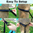 SZHLUX Camping Hammock Double & Single Portable with 2 Tree Straps and Carry Bag, Great for Outdoor, Indoor, Beach