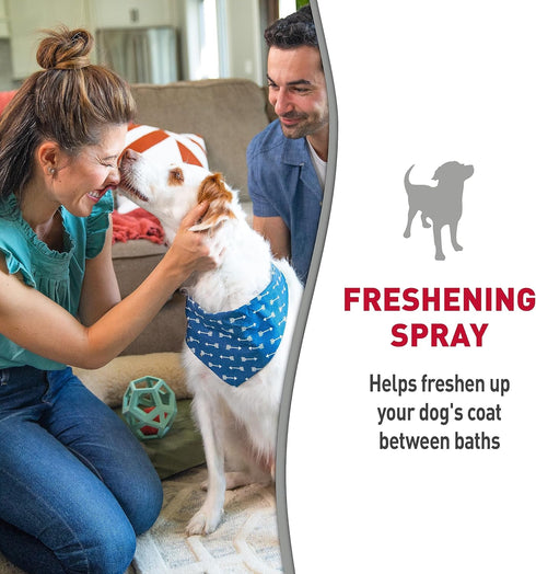 Nature's Miracle Freshening Spray for Dogs, Freshens Coat Between Baths, Neutralizes Odors, Sunkissed Breeze, 8 Ounces
