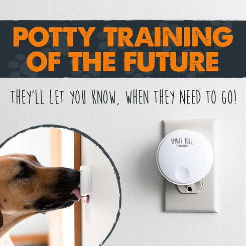 Mighty Paw 2.0 Communication (2 Pack) Smart Bell Potty Training Button for Dogs & Puppies Train Your Dog to Ring The