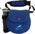 Kestrel Black Disc Golf Bag - Fits 6-10 Golf Discs + Bottle - Durable Canvas - Small Sling/Shoulder Bag for Men & Women
