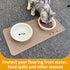 Ptlom Dog Food Mat, Anti-Slip Waterproof Feeding Mat for Food and Water, Silicone Pet Placemat for Dogs