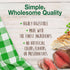 Nylabone Healthy Edibles Natural Dog Chews, Long Lasting Roast Beef & Chicken Flavor Treats for Small/Regular Dogs (12