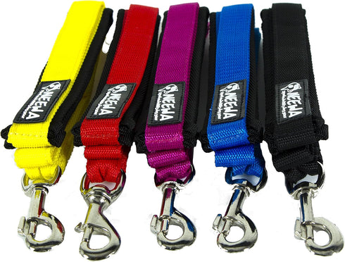 Neewa Dog Leash with Handle (One-Size-Fits-All, Red)