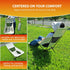 Backpacking Setup IEJ High Back Camping Chair, Ultra-Lightweight Compact Folding Chair for Adults with Carry Bag, Quick