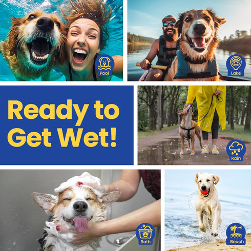Large Shammy Dog Towels for Drying - 34" x 26" - Quick-Dry Technology, Ultra Absorbent, Easy to Wring Out - 1 Pack