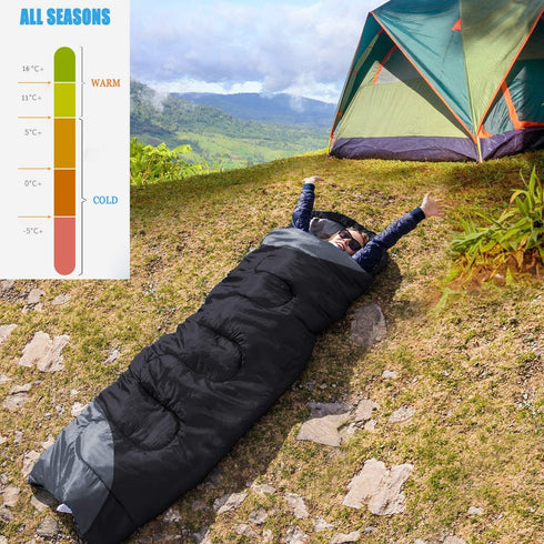 tuphen- Sleeping Bags for Adults, Kids, Boys, Girls, Lightweight & Waterproof Cotton Liner for Camping, Hiking