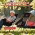 Lightweight Folding Lawn Chairs with Carry Bag,Stable and Sturdy Camping Chair with Back Support, Suitable for Fishing