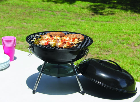 Texsport Mini Portable Charcoal BBQ Grill, Black