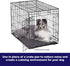 MidWest Homes for Pets MAT42 Cushioned Dog Crate Mat, Large, Black