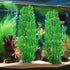 MyLifeUNIT 21 Inches Tall Plastic Aquarium Plants for Fish Tank Decorations and Aquarium Decor (Green)