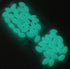 Luminous Glow Fishing Beads, 3/8" x 5/8", 50 Pieces, Blue