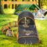 2-Linked-Enclosed Portable Cat Playpen with Surround Tunnel, Areas, Ideal Cat Tent Outdoor or Cat Playpen for Indoor