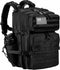LHI 45L Military Tactical Backpack for Men and Women, Army 3 Days Assault Pack with Molle System