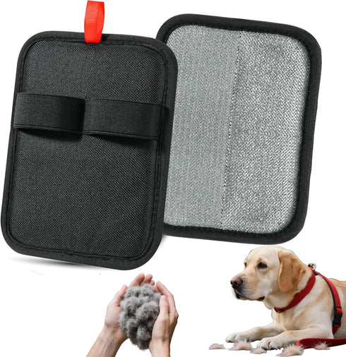 Tikaiui Pet Hair Remover,Static Electricity Grooming Mitt Tool,Machine-Washable for Dog Cat Hair Effortless