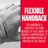 Franklin Sports Supratak Football Receiver Gloves | White/Chrome | Youth Small