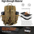 LHI Tactical Military Backpack, 45L Large Molle Army Assault Pack, 3 Day Travel Backpack for Men and Women