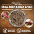 (95% 12.5 oz (12 Pack) Dave's Pet Food Grain Free Wet Dog Food Beef & Beef Liver), Made in USA Single-Source Protein