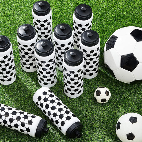 Yaomiao 12 Pcs 20 oz Soccer Water Bottle for Boys, Reusable BPA Free Squeeze Bottles