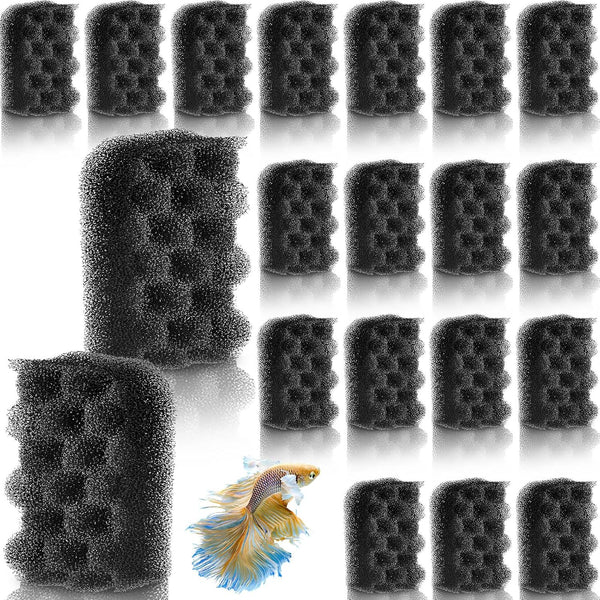 20 Pieces Foam Filter Pads Compatible with Fluval 304/305/306/404/405/406, Foam Filter Media Replacements