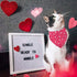 Valentines Dog Bandana, Holiday Cat Bandana Heart, 2 Pack Scarfs for Small Medium Large Pets