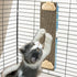 Cat Scratching Post for Cage, Wall Mounted Cat Scratcher, Cardboard Scratcher, SCRC-40X10