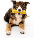 Playology Squeaky Dog Toy Fetch Stick | Durable Rubber, Chicken Scented, Large Dogs, Non-Toxic, Floating Toy