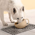 DogBuddy Dog Bowls for Large Dogs, Non-Slip Dog Water Bowl, Standard White Sand Dog Food Bowls