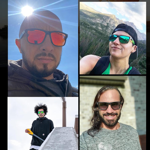 Polarized Sports Sunglasses for Men - Cycling, Running, Fishing, Golf Fashion Sun Glasses