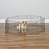 MidWest Homes for Pets Dog Exercise Pen & Playpen, 18-Inch, No Door, Black Color