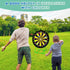 3 4 5 6 7 8 9 10 11 12 Large Dart Board for Kids, Kids Double-Sided Dart Board with Sticky Balls and Darts