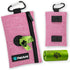 PetAmi Dog Poop Bag Holder for Leash, Waste Bag Dispenser with Clip for Puppy Potty Walking Accessories, Pink 1 Pack